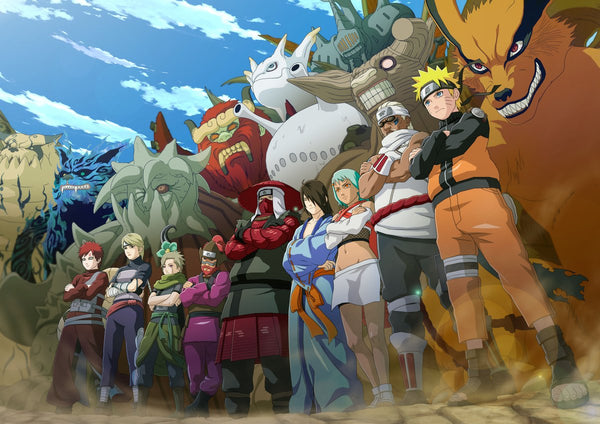 Tableau Naruto Heros Et Bijus