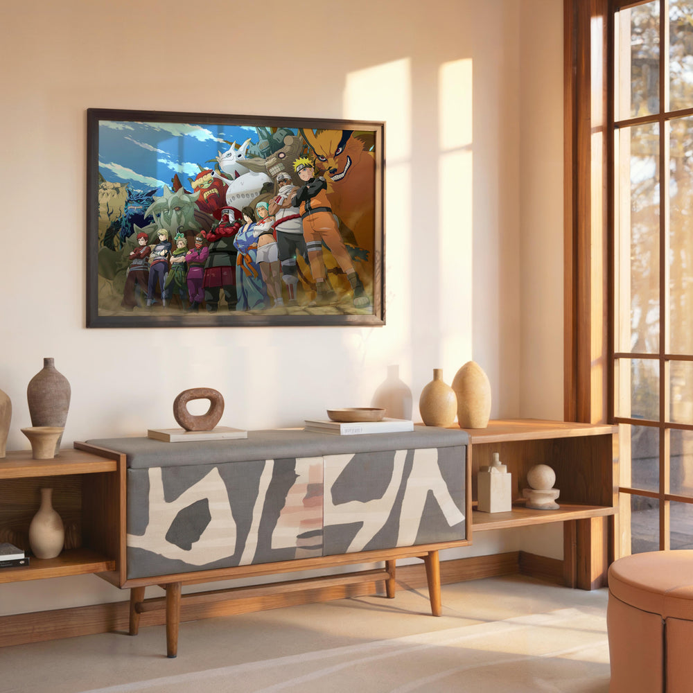 Tableau Naruto Heros Et Bijus