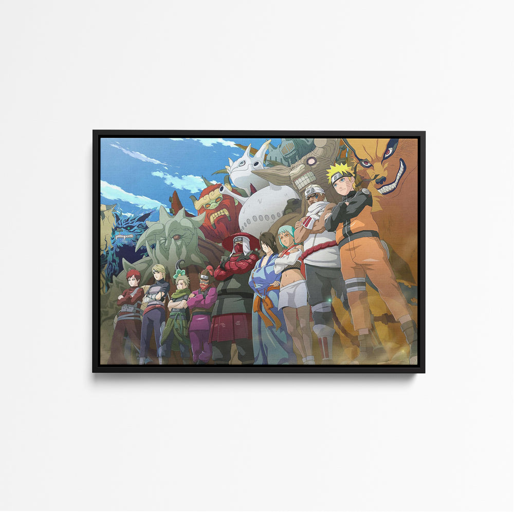 Tableau Naruto Heros Et Bijus