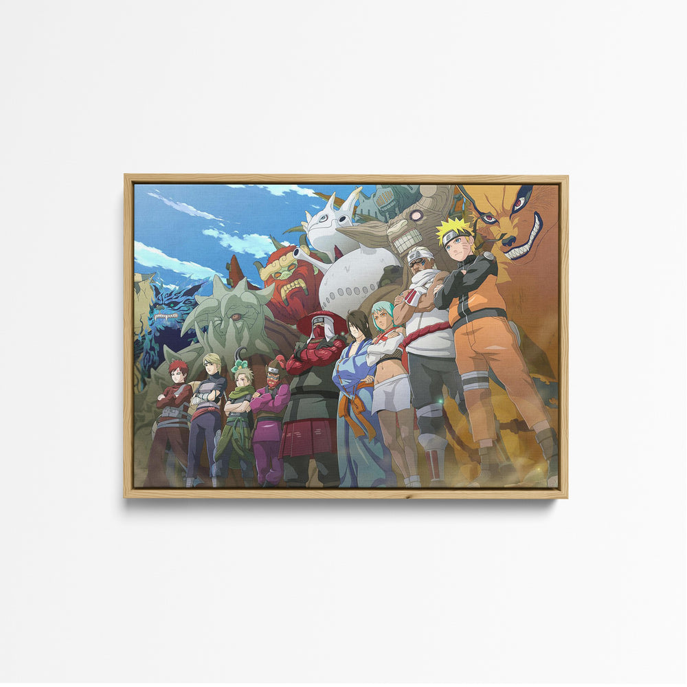 Tableau Naruto Heros Et Bijus