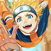 Tableau Naruto Ninja Bondissant Joyeux