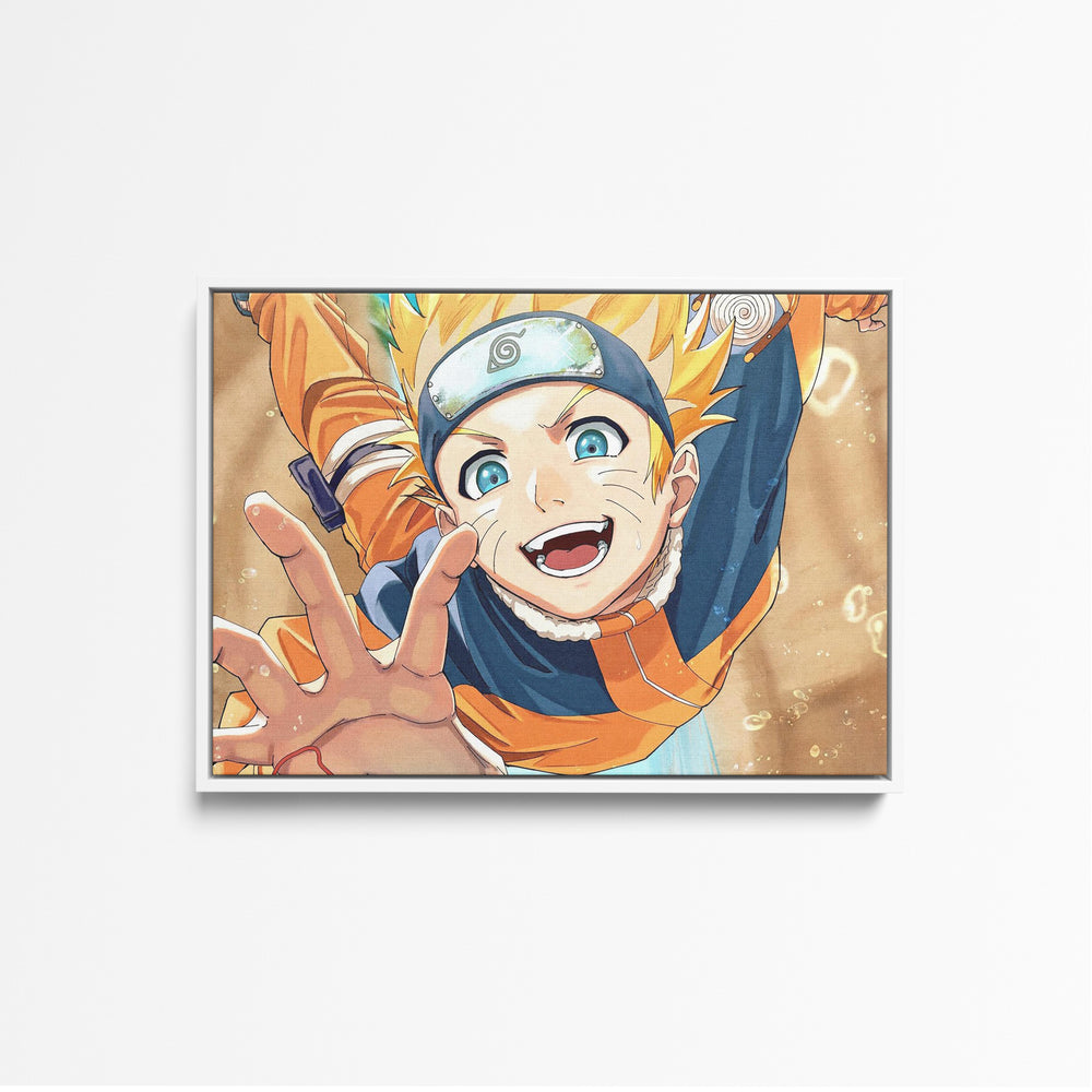 Tableau Naruto Ninja Bondissant Joyeux