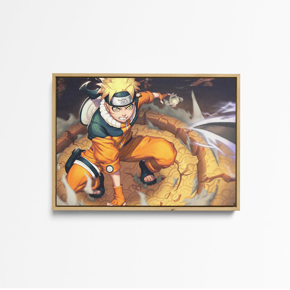 Tableau Naruto Ninja Energetique Tourbillonnant