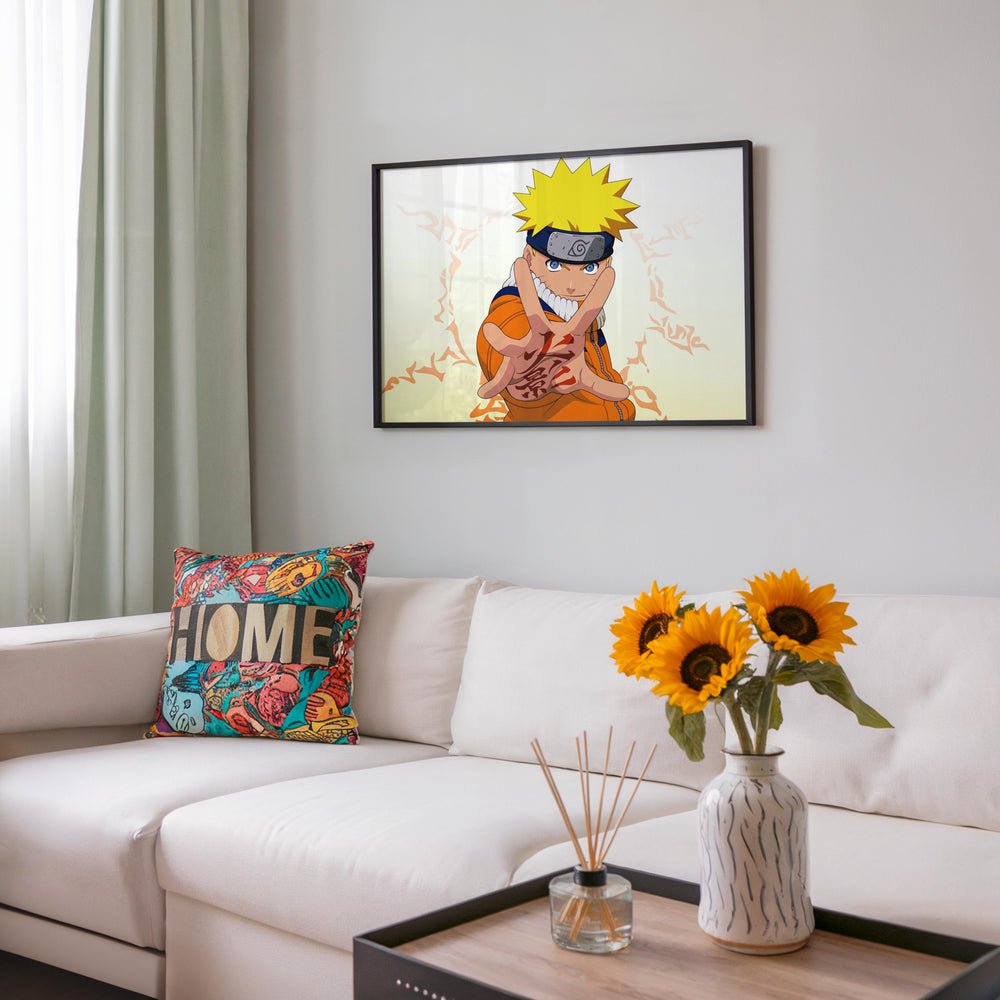 Tableau Naruto Ninja Energique Determine