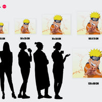 Tableau Naruto Ninja Energique Determine