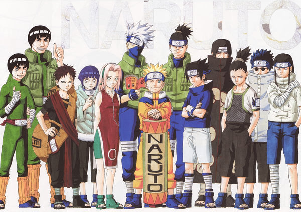 Tableau Naruto Ninjas En Groupe