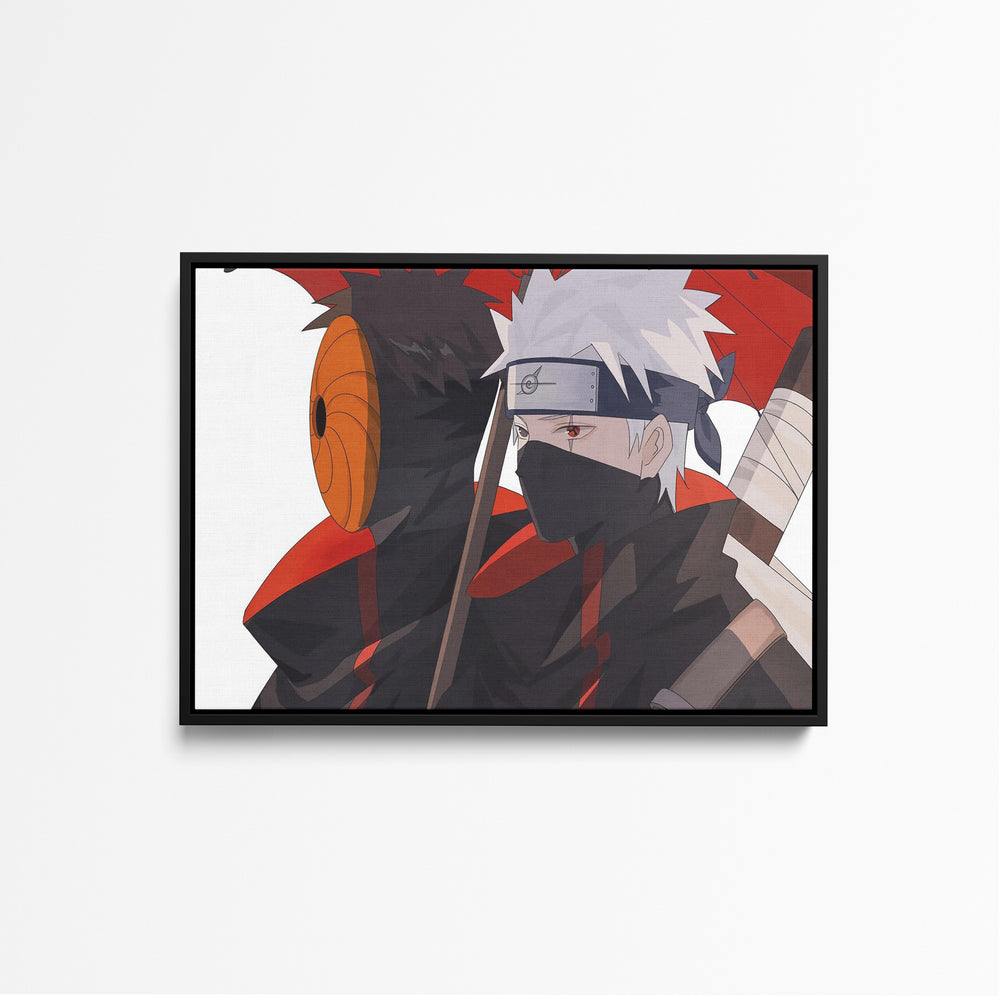 Tableau Naruto Personnages Parapluie Rouge