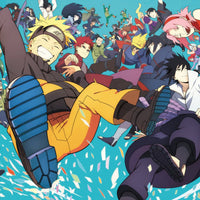 Tableau Naruto Personnages Sautant Ensemble