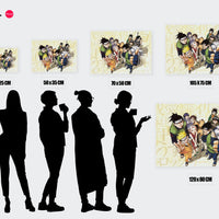 Tableau Naruto Personnages Unis Triomphants