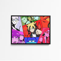 Tableau Naruto Portraits Colores Jeunes
