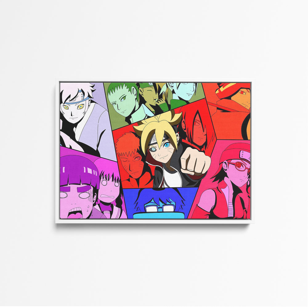 Tableau Naruto Portraits Colores Jeunes
