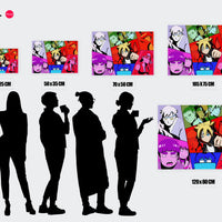 Tableau Naruto Portraits Colores Jeunes