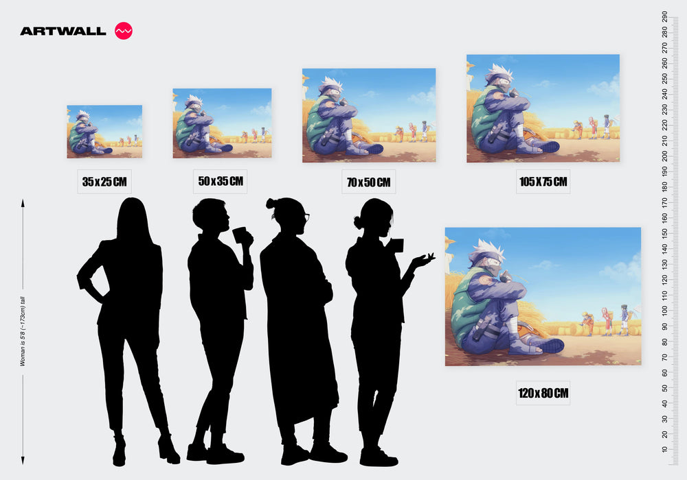 Tableau Naruto Recolte Autour Kakashi