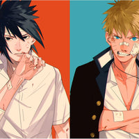 Tableau Naruto Rivaux Blesses Rugissants