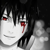 Tableau Naruto Sourire Sombre Saignant