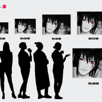 Tableau Naruto Sourire Sombre Saignant