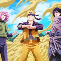 Tableau Naruto Trois Ninjas Determines 1