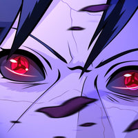 Tableau Naruto Yeux Ecarlates Intenses