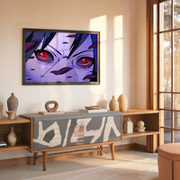 Tableau Naruto Yeux Ecarlates Intenses