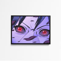 Tableau Naruto Yeux Ecarlates Intenses