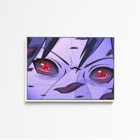 Tableau Naruto Yeux Ecarlates Intenses
