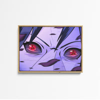 Tableau Naruto Yeux Ecarlates Intenses