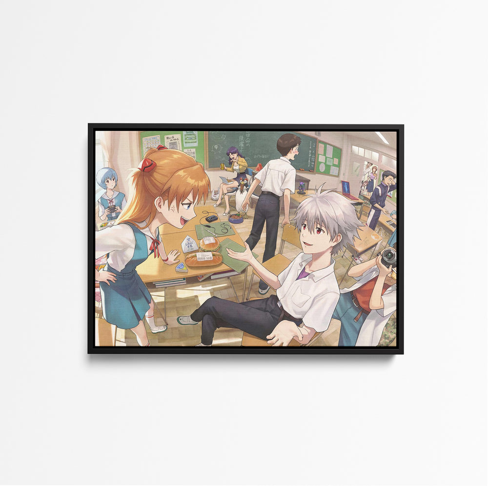Tableau Neon Genesis Evangelion Classe Detendue Ensemble