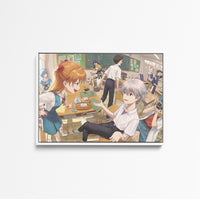 Tableau Neon Genesis Evangelion Classe Detendue Ensemble