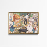 Tableau Neon Genesis Evangelion Classe Detendue Ensemble