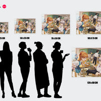 Tableau Neon Genesis Evangelion Classe Detendue Ensemble