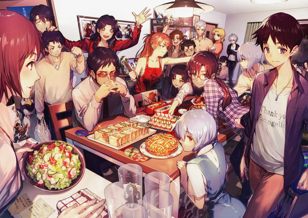 Tableau Neon Genesis Evangelion Fete Entre Amis