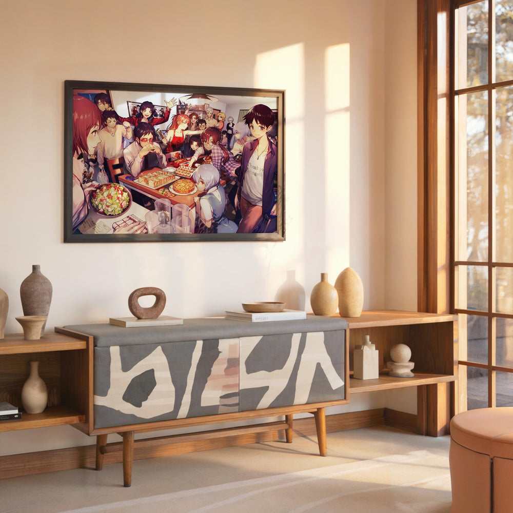 Tableau Neon Genesis Evangelion Fete Entre Amis