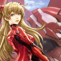 Tableau Neon Genesis Evangelion Rousse Armure Geante