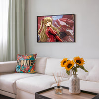 Tableau Neon Genesis Evangelion Rousse Armure Geante