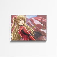 Tableau Neon Genesis Evangelion Rousse Armure Geante
