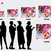 Tableau No Game No Life Ailes Multicolores Rayonnantes