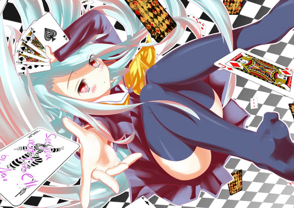 Tableau No Game No Life Cartes Volantes Feeriques