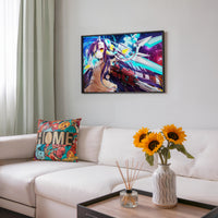 Tableau No Game No Life Guerriere Cybernetiques Futuriste