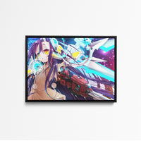 Tableau No Game No Life Guerriere Cybernetiques Futuriste