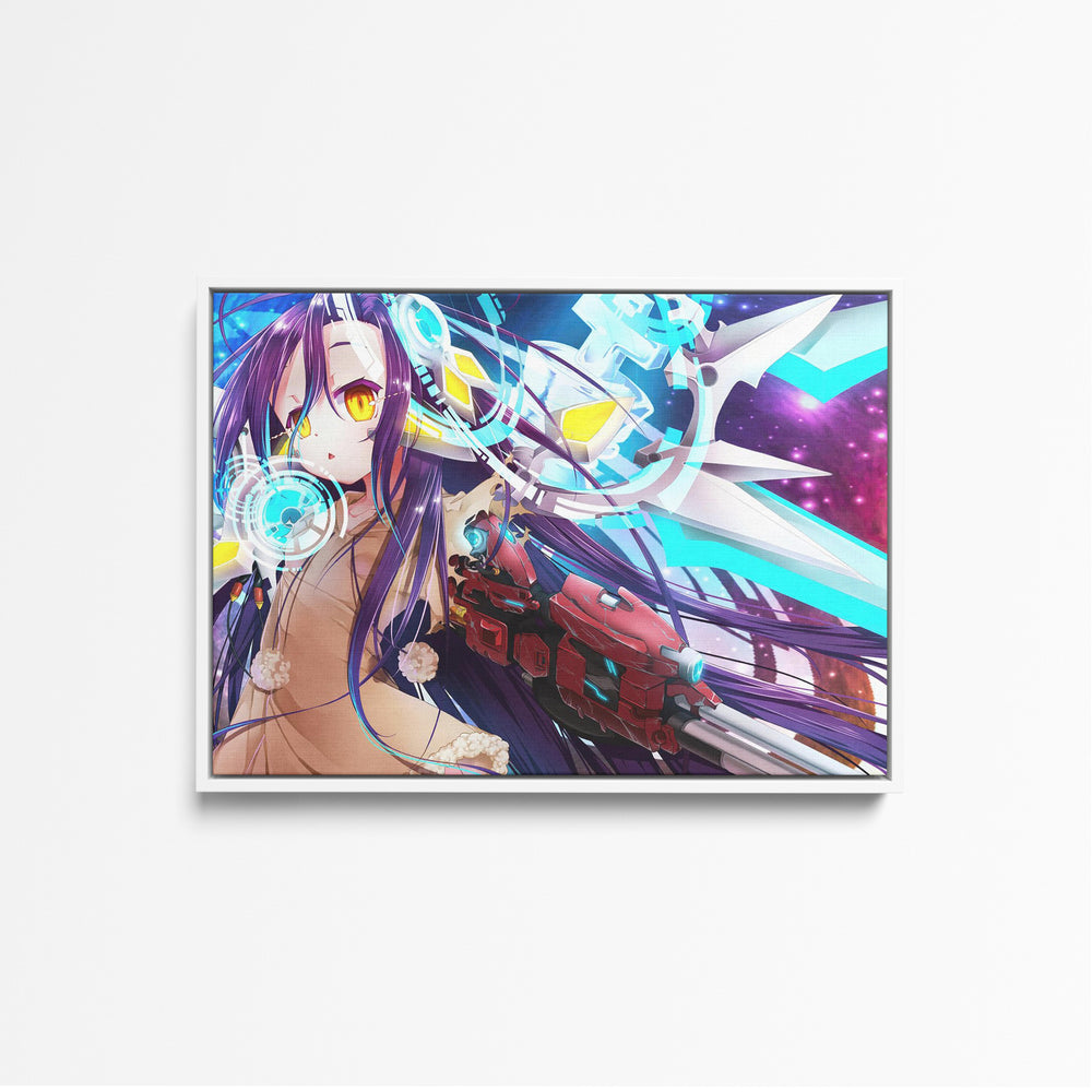 Tableau No Game No Life Guerriere Cybernetiques Futuriste
