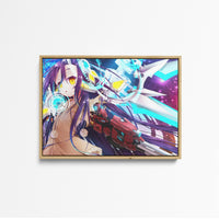 Tableau No Game No Life Guerriere Cybernetiques Futuriste
