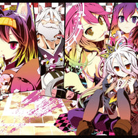 Tableau No Game No Life Personnages Colores Joyeux