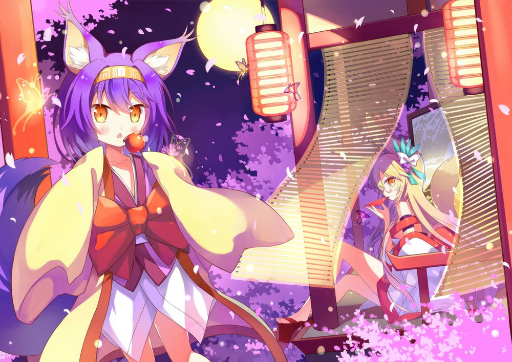 Tableau No Game No Life Personnages Festifs Japonais