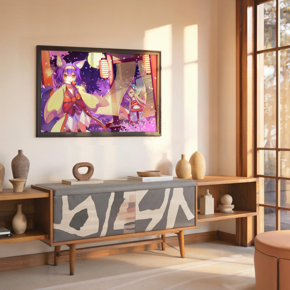 Tableau No Game No Life Personnages Festifs Japonais