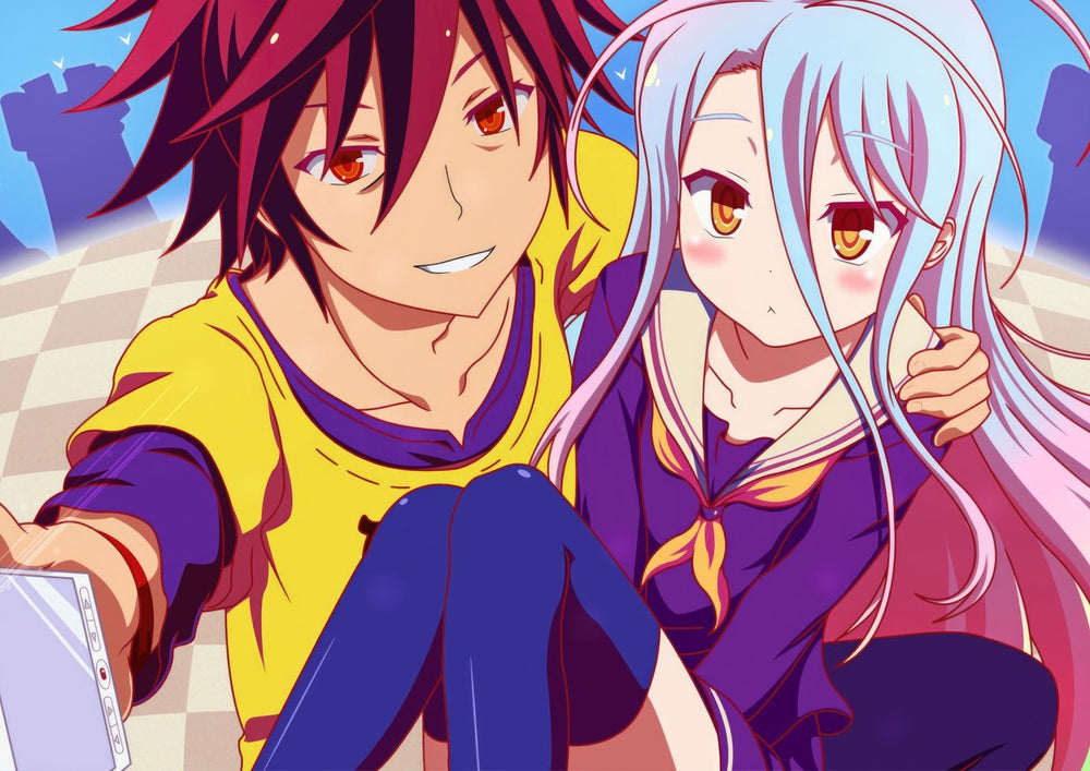 Tableau No Game No Life Selfie Complice Colore