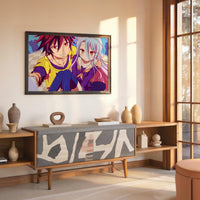 Tableau No Game No Life Selfie Complice Colore
