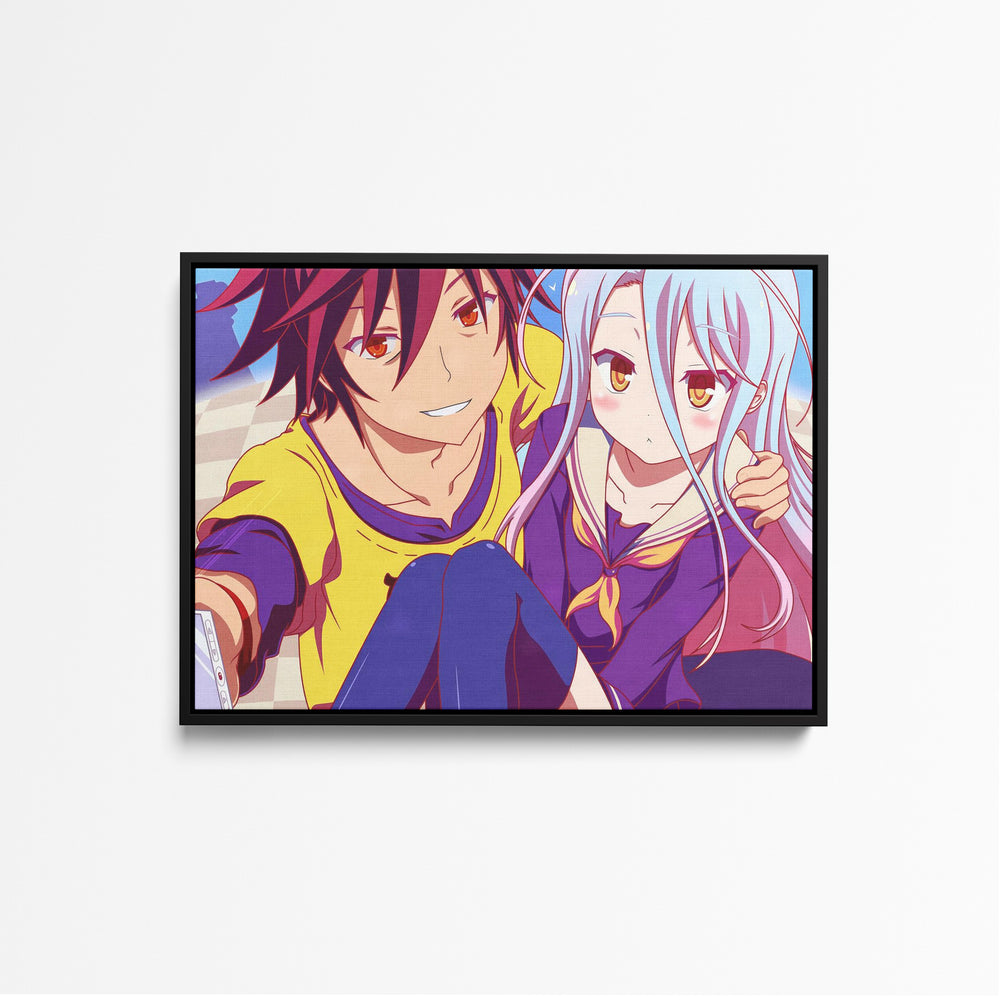 Tableau No Game No Life Selfie Complice Colore