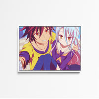 Tableau No Game No Life Selfie Complice Colore