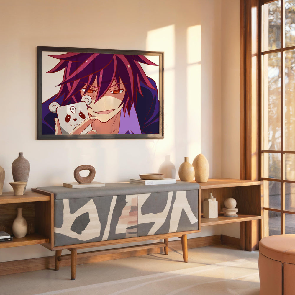 Tableau No Game No Life Sourire Smartphone Ours