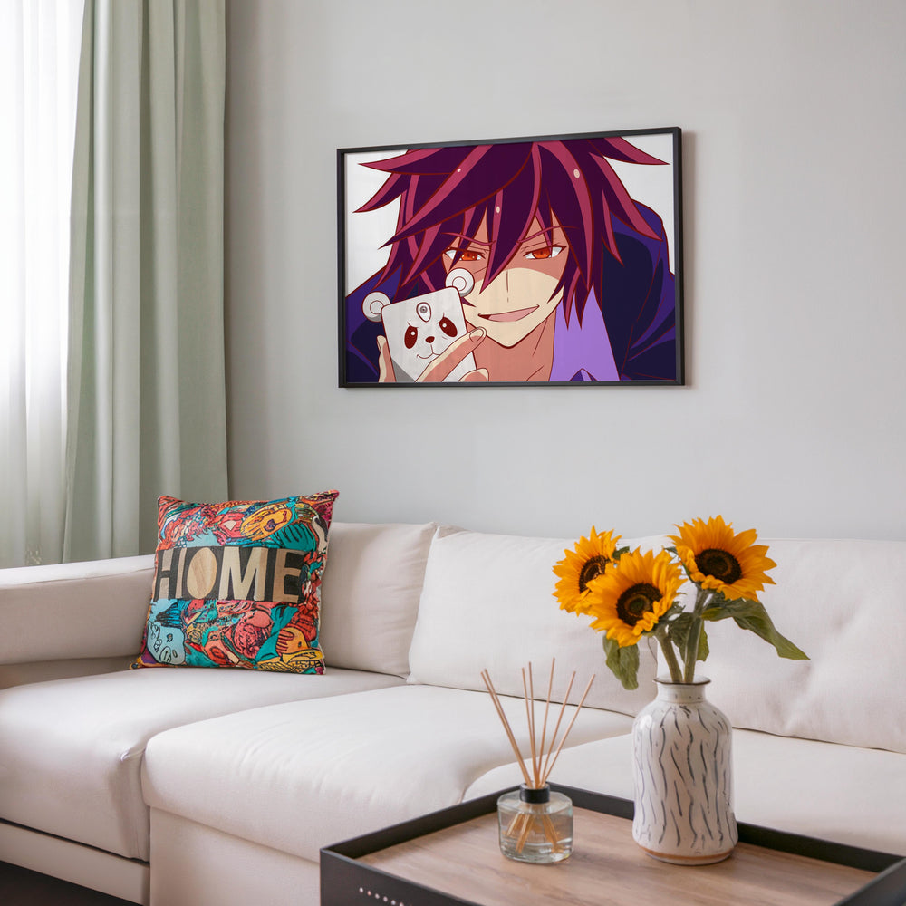 Tableau No Game No Life Sourire Smartphone Ours